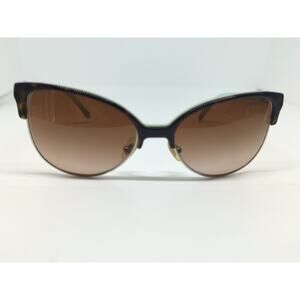 Tiffany & Co. TF 4080 8134/3B Leopard/Blue Sunglasses Brown Lens With Case/Cloth